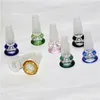 wholesale tobacco herb smoking bowls 14mm 18mm male joint for Water bongs filter glass bowl reclaim catchers