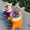 Super Ciepła Kurtka Pet Designer List Kwiat żakardowy Dogs Odzież Jesień Zima Kot Dog Płaszcz Schnauzer Chihuahua Mops