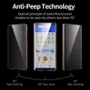 Custodie AntiSpy AntiPeeping Protezione della privacy Custodia in vetro temperato ad adsorbimento magnetico per Samsung Galaxy Note 20 Ultra S20 S21 No7957139