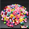 Ciondoli Jewelry1000Pcs Poliestere Materiale fai da te Costume Aessories Peluche elastico per bambini Art Collane con ciondolo Drop Delivery 2021 B1Rb2