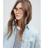 top quality metal Round Sunglass for Women Vintage Double Bridge Frame 51mm uv400 glass lens mirror flash sunglasses circle classi5036407