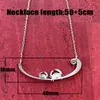 Chaînes en acier inoxydable collier couleur argent Animal crabe pendentif pour femmes mode bijoux cadeau
