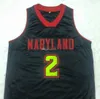 Nikivip Melo Trimble #2 Maryland Terrapins College Retro Basketball Jersey Męskie zszyte niestandardowe koszulki