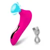 Potente ventosa del clitoride Vibratore della fica Stimolatore del clitoride Design silenzioso Vibratori del punto G Massaggiatore vaginale Dildo Giocattoli del sesso per adulti femminili