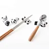 Förtjusande Panda Chopstick Rest Art Craft Porslin Spoon Stativ Fork Knivhållare Kök Tillbehör Till Japansk Kinesisk Restaurang