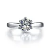 14k white gold solitaire