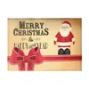 Christmas Decorations Climbing Mat Carpet 60*90cm Cartoon Home Ottoman Door Navidad Merry For