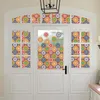 Window Stickers Privacyfilm Stained Glass Cursure Decor Static Cling Frosted Sticker Niet-lijm UV Blokkeren voor Keuken