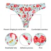 6 Piece Print Seamless Thongs Sexy G-String Pantie Underwear Breathable Tangas Female Lingerie Briefs XS-L US Size 210730