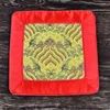 Chinese Dining Table Mat Patchwork Luxury Vintage Square Insulation Pad Natural Mulberry Silk Placemats Wholesale PAF11967