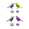 Электрическая птица говорящий попугай птицы интеллектуальные домашние животные звуки свисток индукции концерт птица с клеткой детские игрушки для детей G1224