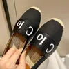 Women Classics Loafers Espadrilles Slides Sandals Ankle Lace-up matelasse espadrille Ladies slipper Summer Sexy Slippers Outdoor flip flops