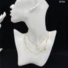Blommahalsband Dubbelskikt halsband Designer Gold Womens Party Letter Necklace Luxury Jewelry