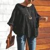 Mulheres Solta Sweater Cloak Casual Soft Lanterna Suave Sleeve Hollow Out Pullovers O Neck onda Hem Sólida Suéteres 210419