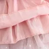 Skirts 2021 Summer Girls Tutu Skirt Lovely Fluffy Soft Mesh Bow Bronzing Moon Stars Girl Tulle Dance Christmas Kids