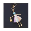 statement fashion women key chain new design keychain holder pendant charms jewelry key ring bag keyrings lady accessory G1019