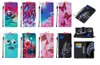 Wallet Leather Cases for Samsung S21 FE A82 A12 A52 A72 A32 A42 A22 5G X cover 5 MOTO G50 G30 G100 G10 printed Butterfly Panda Cat Flower Heart Love ID Card Slot Flip case