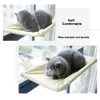 Cozy Hammock For Cats Cat Bed Pet Shelf Seat Lounger Kitten Window Hanging Beds Bearing 20kg Cushions Mount Accessories Goods 2101006