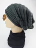 Mode Vrouwen Stretchy Gebreide Schedel Mutsen Hoed Solid Snood Sjaal Warm Beanie voor WOMEM Herfst Winter Vrouwelijke GLB