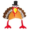 الدجاج الساق قبعة عيد الميلاد عيد الشكر الديكور الكبار كرنفال احتفالي تركيا القبعات قبعة الطرف