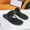 Herren Slides Flip Flops Leder Damen Sandale mit Double Metal Schwarz Weiß Braun Hausschuhe Sommer Strandsandalen