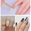 5pcs nail art dotting pencil for rhinestones picker pen wood handle double head nails design painting manicure accessories NAB010
