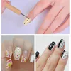 5 stks nail art stip Tools steentjes steentjes picker pen houten handgreep dubbele kop voor nagels ontwerp schilderij manicure accessoires nab0106148994