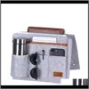 Taschen Caddy Nachttischtaschenhalter mit 5 Taschen Filz Hängeaufbewahrungsorganisator für Bettgitter Schlafsaal Sofa K0Stm X3Akf