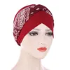 New Muslim Inner Hijab Islamic Caps Cotton Turban for Women's Casual Soft Women Chemo Hat Head Wrap Flower Hair Accessories