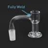 Full Weld Beveled Edge Terp Slurpers Blender Quartz Banger Fumo Narghilè 10mm 14mm 18mm 20mmOD Chiodi per bong in vetro