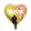 18 pollici Happy Valentine's Day Decor Cuore Palloncini in alluminio Palloncini Anniversario di matrimonio Festa di compleanno Decorazioni con palloncini Regalo romantico JY0923