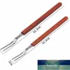 1Pcs Stainless Steel Barbecue Skewers Roasting Stick 2-Prong Meat Grilling Fork BBQ Tools With Wooden Handle For Camping Picnic Factory price expert design Quality