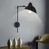 Industrial Style Simple Dining Room Long Pole E14 Wall Lamp El Living Bedroom Bedside Mirror Front