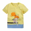 Bordado Bebé T-shirt T-shirt calça terno fashion crianças roupas de verão macio crianças jersey blusa vestido menina esporte terno 210413