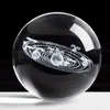 Galactic System Figure Ornaments Feng Shui Crystal Ball Office Hem Desk Dekoration Tillbehör Modern Art Craft 211105