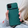 Push-Pull Slider Camera Lensbescherming Schokbestendig Cover Gevallen Privacy Siliconen Antislip Case voor iPhone 12 11 Pro XS MAX XR X 7 8 6 6 S Plus