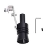 Alluminio Turbo Sound Fischio Tubo di scarico Tubo di scappamento BOV Simulatore di valvola di scarico Nero (taglia XL) Sistema motociclistico