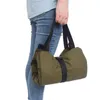 Car Organizer Tool Seat Suspension Zipper Storage Bag Roll Up Bags Waxed Canvas Tote Sling Holder Back For