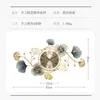 メタルウォールデジタルクロック3D壁時計ホームディコア新しい中国の大切なビロバウォールクロックモダンデザインリビングルームデコレーション2104246W