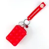 Speelgoed Siliconen Knijpsleutelhanger Portemonnee Eenvoudig Push Bubble Press Antistress Mini Portemonnee Cartoon Tas Lanyard voor sleutels Kinderen Meisje Lady8066073