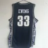 33 Patrick Ewing Georgetown Hoyas College basketbalshirts geborduurd gestikte retro herentruien voor heren
