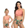 Mother Daughter Bikini Swimsuits Mom And Me Swimwear Family Look Bathing Suit Matching Clothes 210521