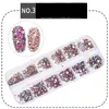 12 Gridsbox paznokcie nr kryształowy kryształowy kryształowy rhinestone Diamentowy klejnot akrylowy paznokcie diament płaski błyszczące 3D paznokcie Akcesoria 3896862