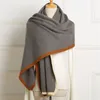 2020 frauen Winter Schal Gestrickte Solide Pashmina Warme Dame Kaschmir Schals Dicke Decke Wraps Bandana Weibliche Stola