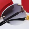 1ps O occhiali da sole da sole da sole da sole Designer maschere maschere marroni casi marroni telaio in metallo lenti scure per313i