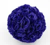 Boule de roses bleu Royal 5 pouces, 10 pièces, décoration florale pour mariage, 2021