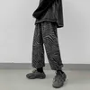 Full print zebra pattern casual pants men's spring and autumn style Korean loose nine-point pants casual hip hop trousers 210930