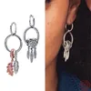 925 Sterling Silber Pendientes Runde Herzförmige Ohrstecker Für Frauen Fit Original Charms DIY Edlen Schmuck geschenk