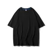 High Quality Fashion Summer Casual Daily T Shirt Men Soft Comfot 100% Cotton O-Neck Short Sleeve Basic Tops Tees Black White 210412