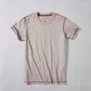 DT3026 manga curta t-shirt homens simples casual jovem moda chique tops algodão cor macia combinando redondo pescoço fino ajuste t tees h1218